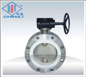 D341F4-16P半襯四氟不銹鋼渦輪蝶閥襯氟蝶閥化工防腐上